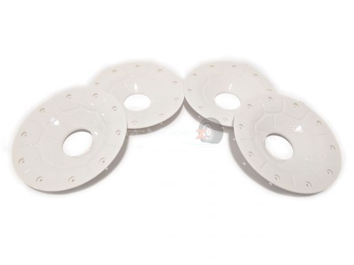 Enclosed outer beadlock White (4pc)