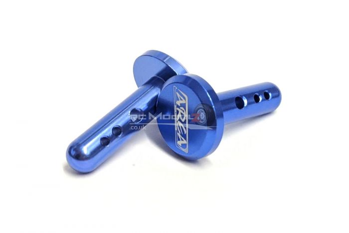 Area Alloy Rear Wing Pins Blue
