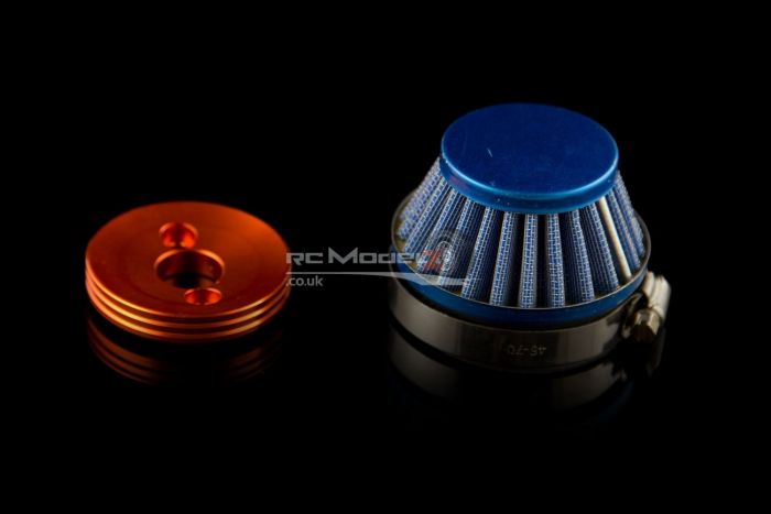 MadMax Highflow Air Filter & Velocity Stack Blue