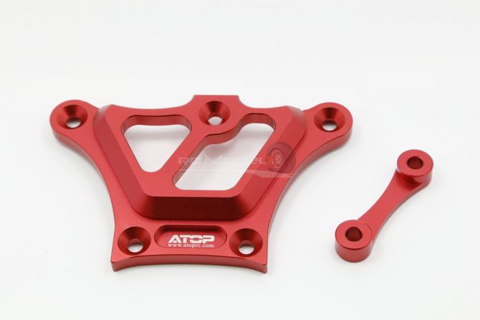 ATOP RC Front Top Chassis Brace - Red