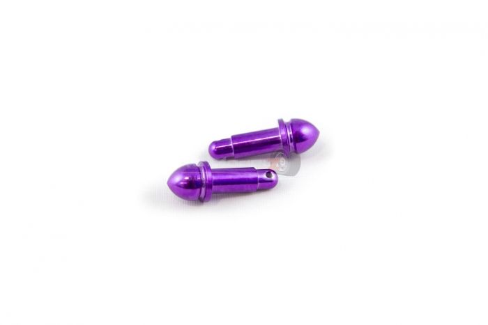 Area RC Gear Case Cover Pins Purple