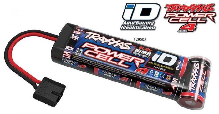 Traxxas Battery, Series 4 Power Cell iD, 4200mAh (NiMH, 8.4V flat)