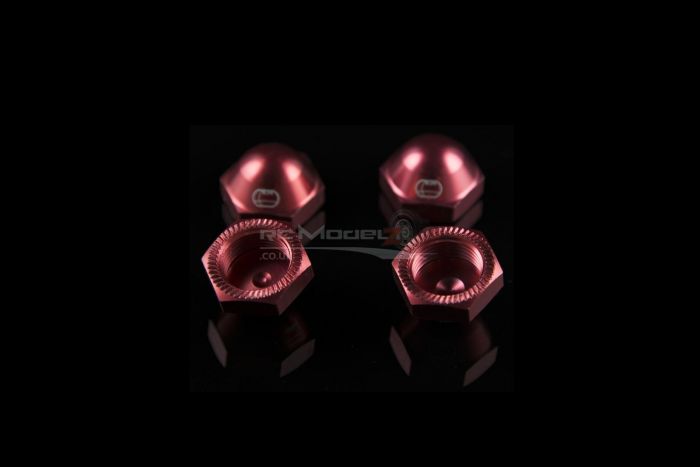30 Degrees North Alloy Hub Nuts - Red