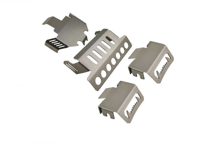 Heavy Whole Chassis Protector Armor Set - Silver for (TRX-4)