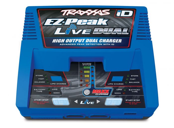 Traxxas EZ-Peak Live Dual 200W Bluetooth iD Charger