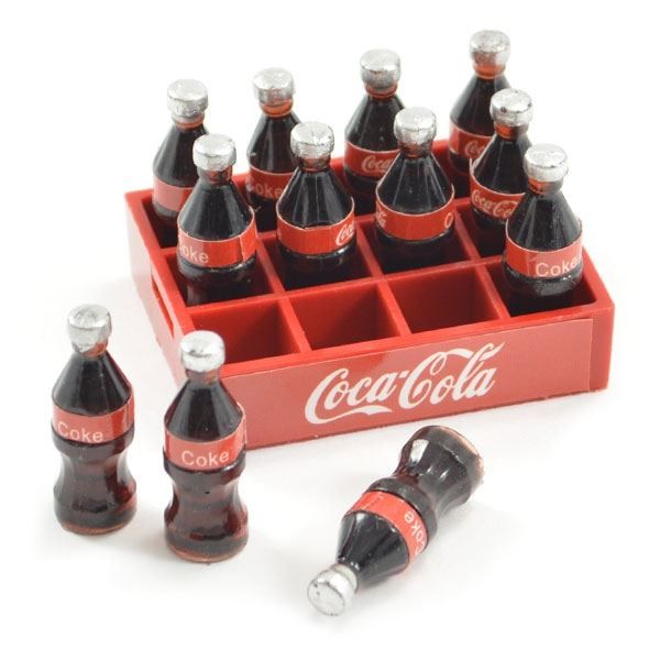 Fastrax Scale Soft Drinks Crate W/Bottles