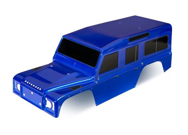  Traxxas Land Rover Defender Body - Blue (Painted) with Decals 