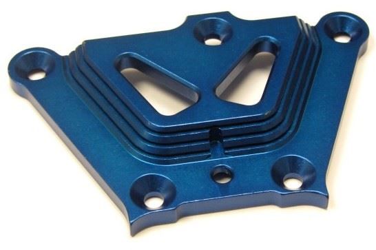 DDM Racing Aluminum Front Top Chassis Brace Blue