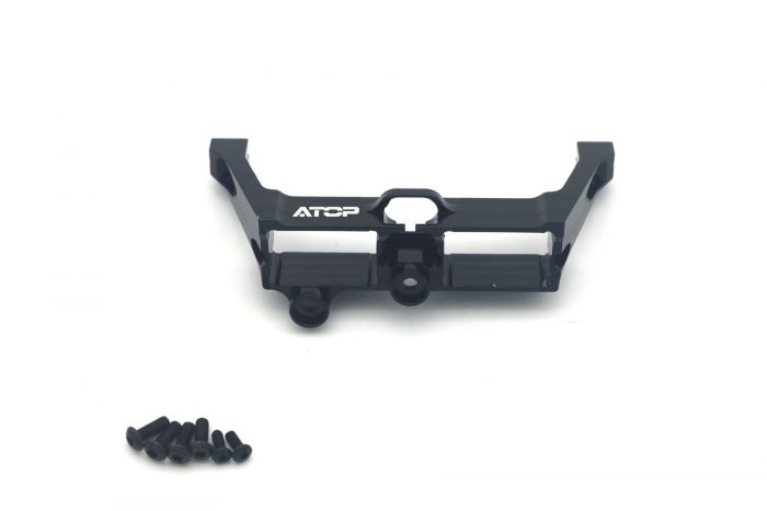 Atop Rc Traxxas TRX4 Alloy Front & Rear Diff Lock Servo Brace - Black