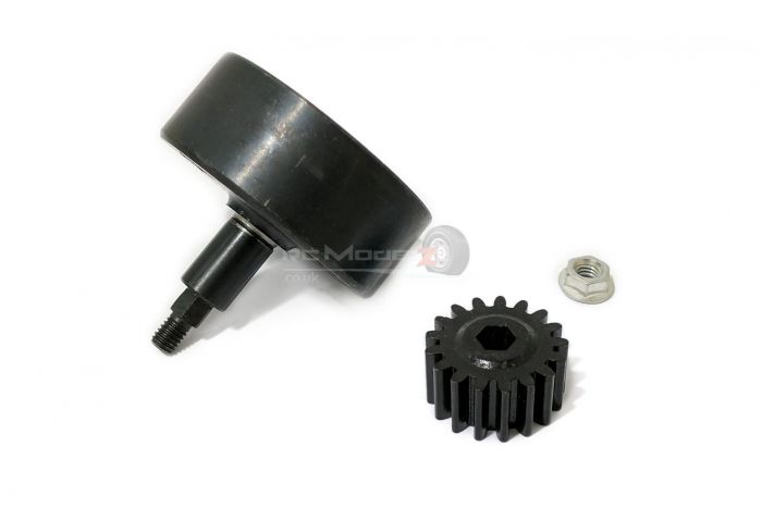 Hex Drive Un-vented Clutch Bell with 17T Pinion for Baja