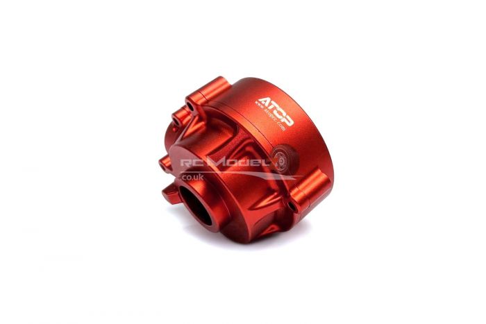 Atop RC DBXL-E 2.0 Alloy Diff Casings - Red