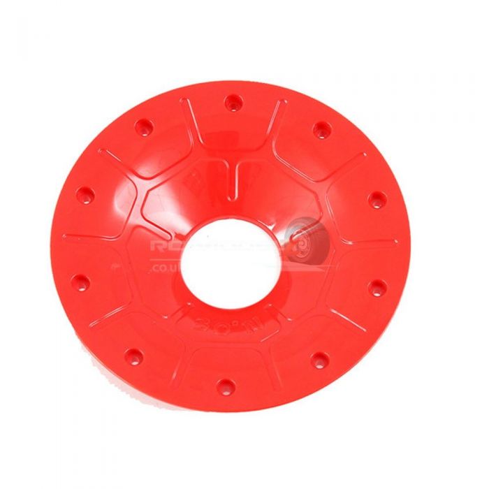 Enclosed outer beadlock Red (4pc)