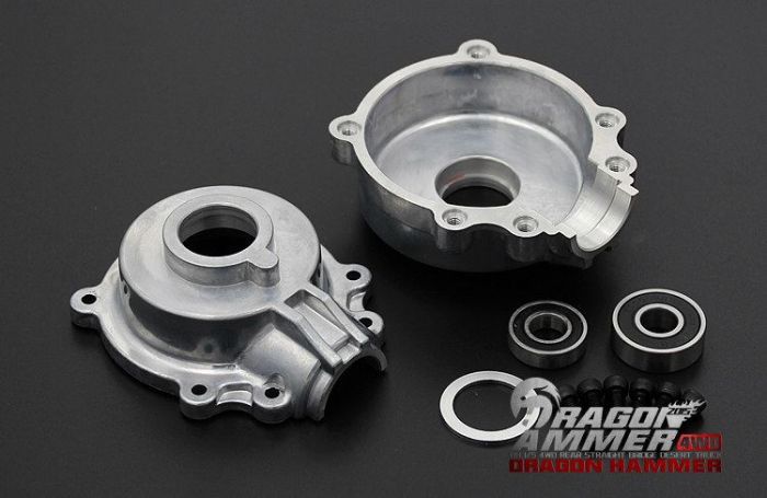 F.I.D Racing Dragon hammer Alloy Front Diff housing - Silver