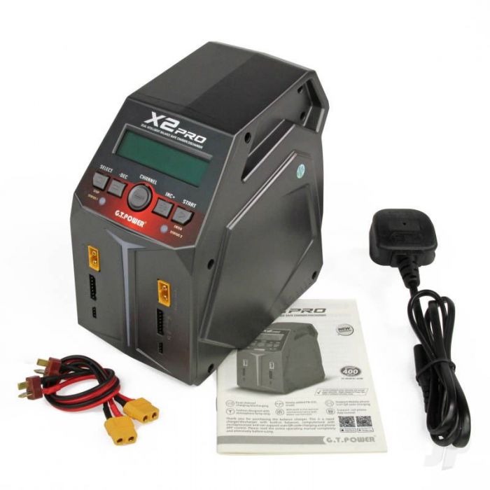 GT Power X2 Pro 2x100W (AC)/2x200W (DC) 12A Intelligent Charger/Discharger