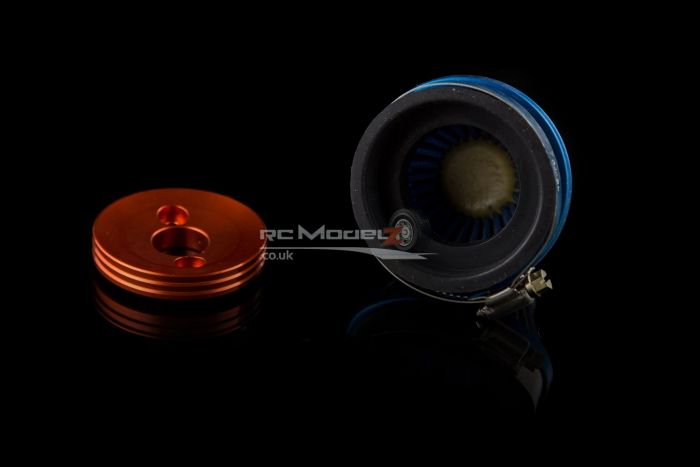 MadMax Highflow Air Filter & Velocity Stack Blue
