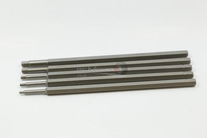 DDM Allen (Hex) Hardened Steel Drivers - Set of 5 (2,2.5,3,4,5mm)
