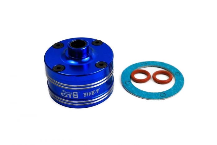 GTB Racing Alloy Front/Middle/Rear Diff Gear Case - Blue