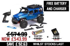Traction Hobby Cragsman Pro Blue 1/8th Scale Rock Crawler