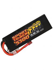 5300mAh 3S 11.1v 65C LiPo Battery Deans Hard Case Overlander Sport Track