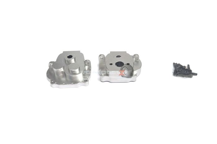 HDT Silver Aluminum Gear Box for TRX4M
