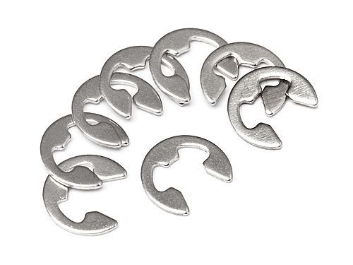E-Clips 4.0mm 8 Pcs