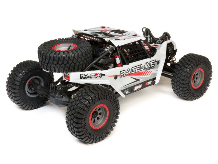 Super Rock Rey: 1/6 4WD Elec Rock Racer, ARTR White