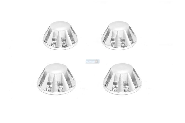 Alloy Enclosed Hub Nut Silver