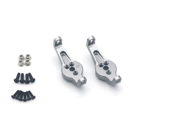 Atop Rc Traxxas TRX-4 Alloy Portal Drive Caster Blocks - Titanium