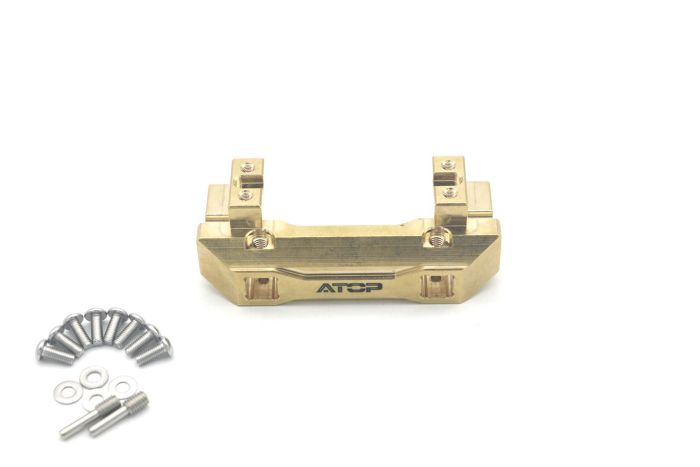 Atop RC Traxxas TRX-4 Brass Front Bumper Mount