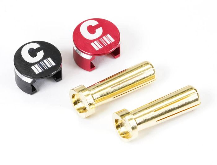 Centro LowPro Heatsink Plug Connector Grips with 5mm Bullet