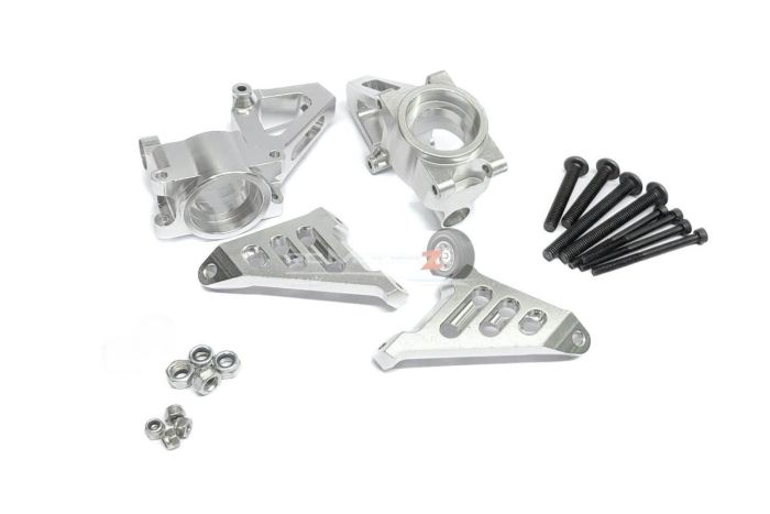 Alloy Front Hub Carrier Set Silver