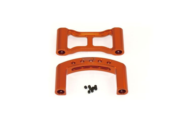 Baja Buggy Rollcage Alloy Brace Set - Orange 2pc