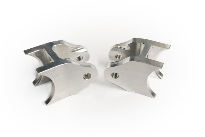 F.I.D Dragon Hammer V2 Alloy Rear Trailing Arm to Axle Mounts - Silver