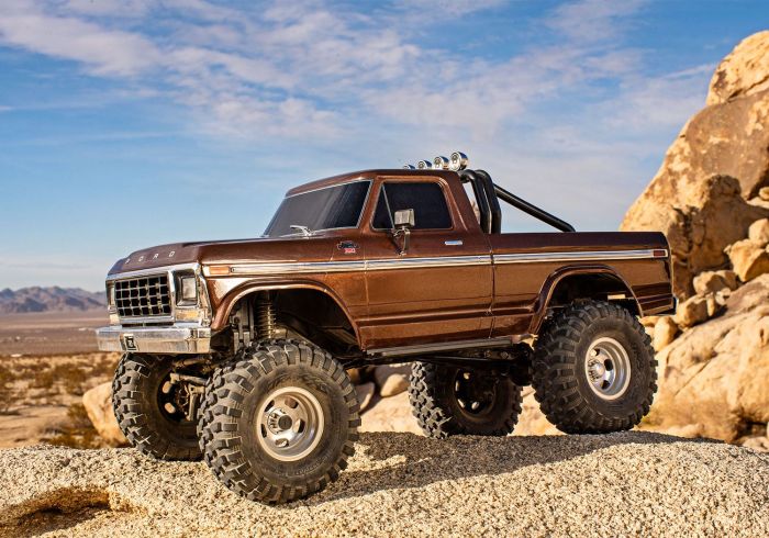 Traxxas TRX-4 Ford F-150 Ranger XLT High Trail Edition 1:10 Trail Crawler - Brown