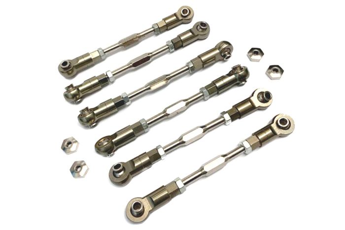 Rovan Alloy Turnbuckles Kit - Titanium color