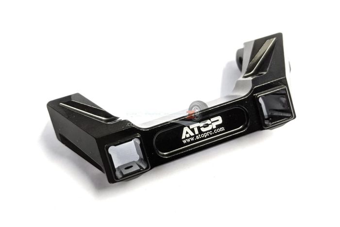 Atop RC Traxxas TRX4 Alloy Rear Bumper Mount - Black