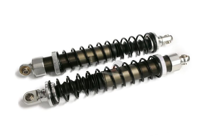 CNC 8mm Front Suspension Shock Pair - Silver