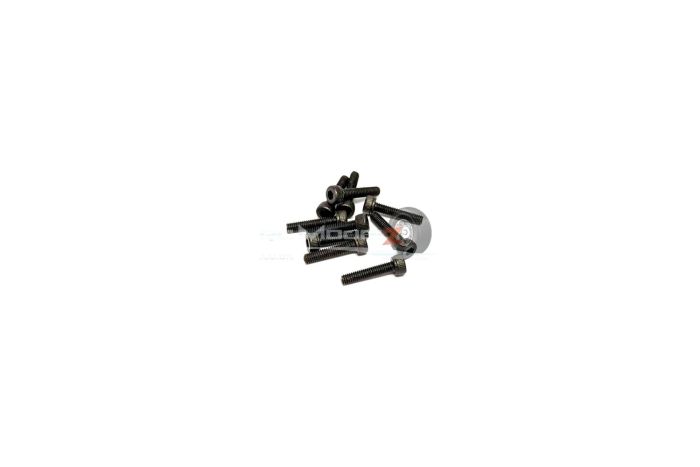 M2.5x12 Cap head screw black