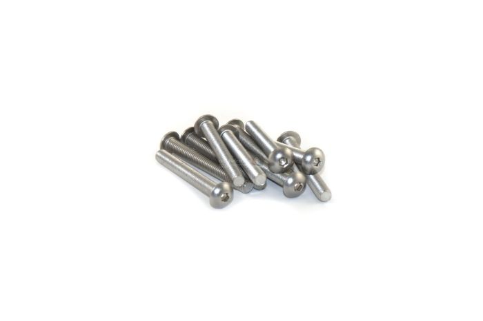 Button Head Screws M5x40mm Stainless Steel (10pcs)