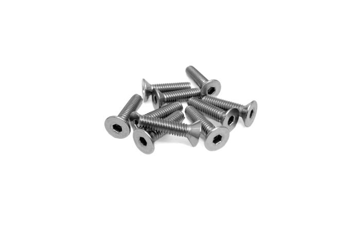 M4X16 Flat Head Screws Stainless Steel x 10