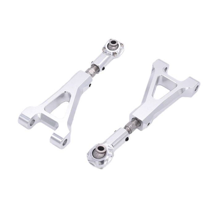 Rear Adjustable Upper Arms Silver inc Ball Ends