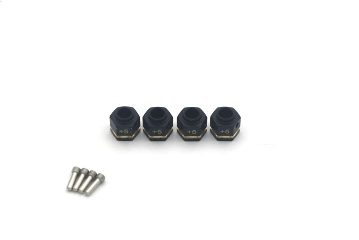 Atop RC Traxxas TRX-4 Brass Wheel Hub Extenders +5mm