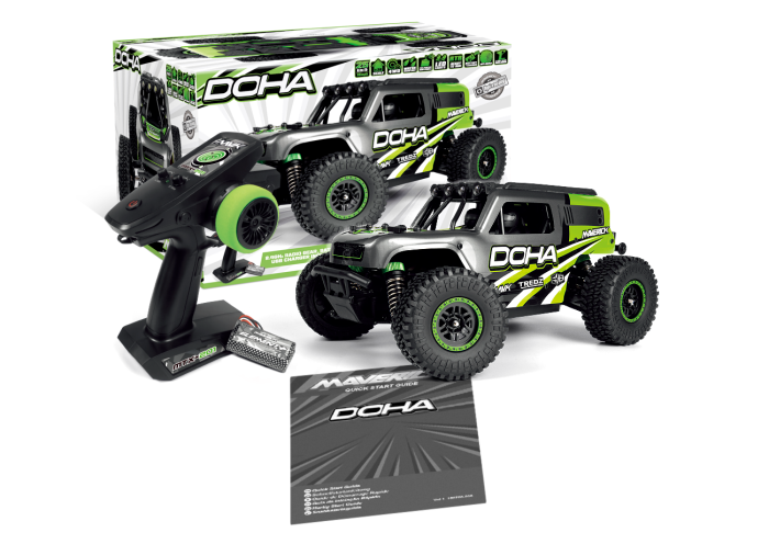 Maverick Doha 1:20 RTR 4WD Electric Truck - Green