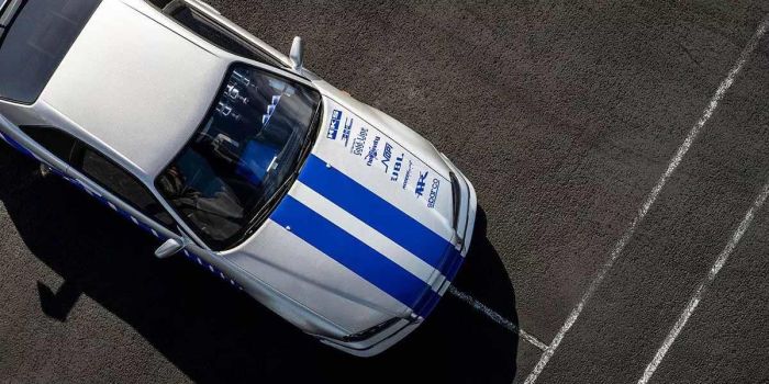 Kyosho 1:12 Resin Nissan GT-R 2001 Fast and Furious Silver/Blue Stripes