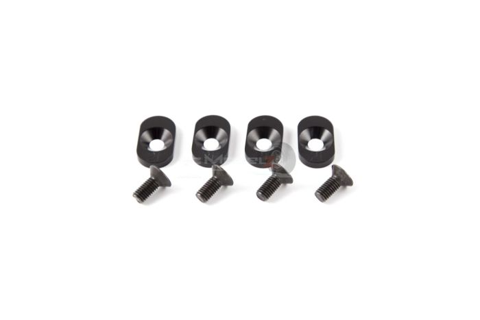 GTB Alloy Engine Mount Inserts 21T Black