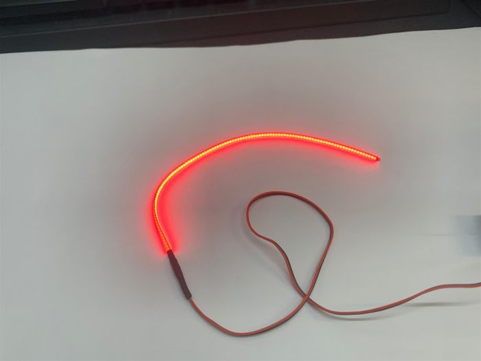 RC Decoration LED Light (light length 18cm) 1pc - Red