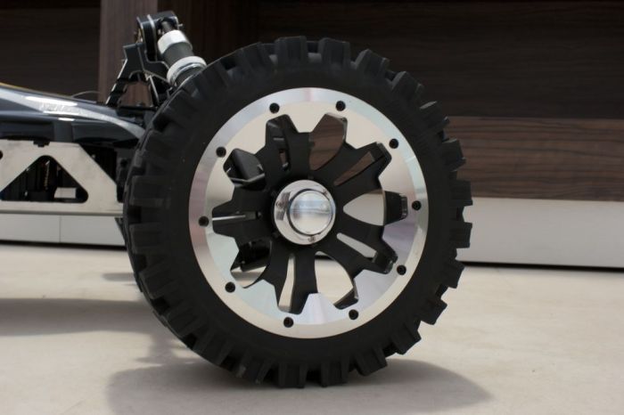 Alloy hub nut Silver