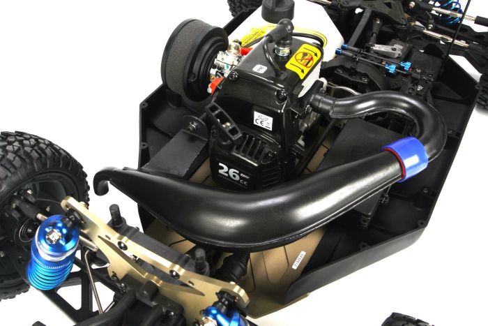 Losi Tuned Exhaust Pipe, 23-30cc Gas Engines: 5IVE-T