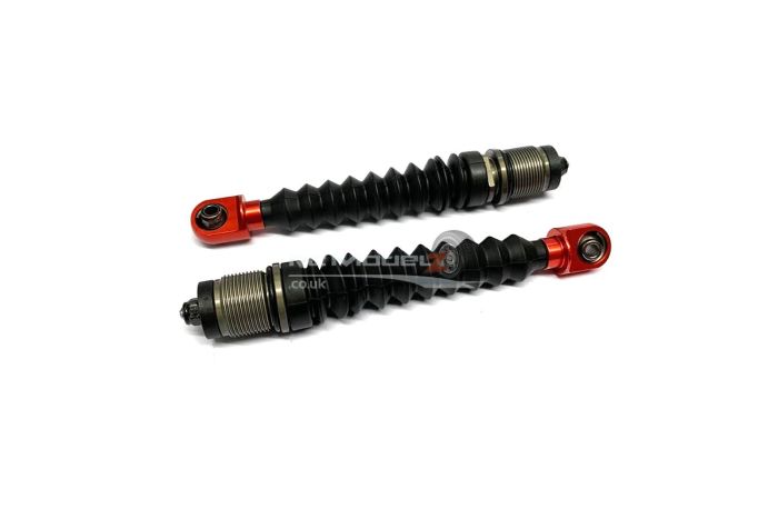 CNC 8mm Rear Suspension Piston Pair - Red
