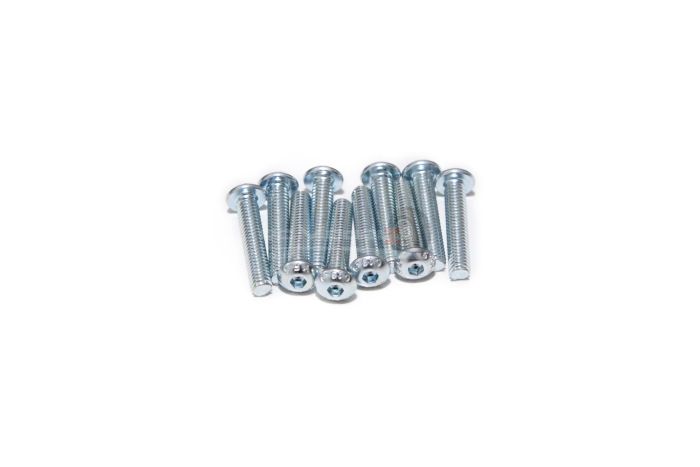 M4x20 Zinc Button Head Screws x 10